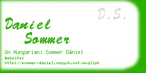 daniel sommer business card